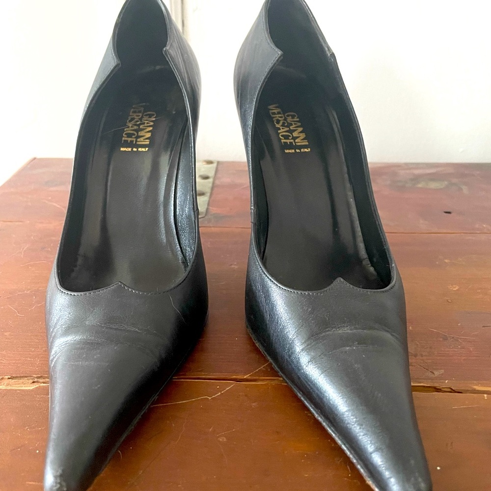 Vintage Gianni Versace, Crystal Heel, 38